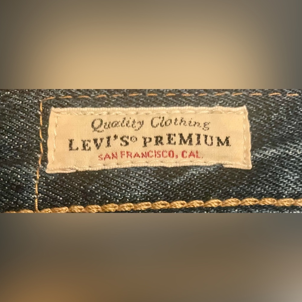 NWT Levi's 501 Original Fit Cut 34w Blue Jean Shorts - Picture 5 of 8